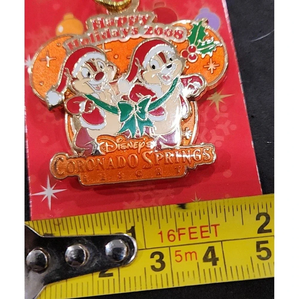 Disney Pin Coronado Springs Resort Chip n Dale Happy Holidays 2008 LE 1200